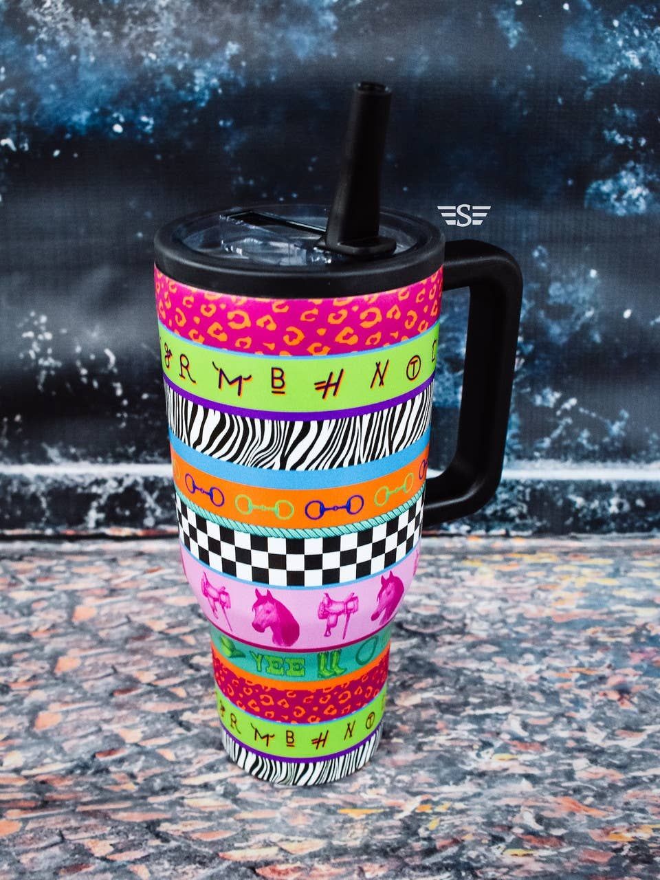 Neon Rodeo 32oz Flip WashEasy™ Lid Tumbler