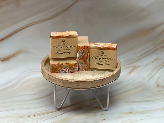 **NEW**  Pineapple Mango Goat Milk Soap