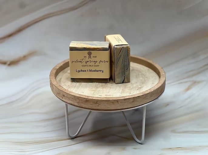 **NEW** Lychee Blueberry Goat Milk Soap