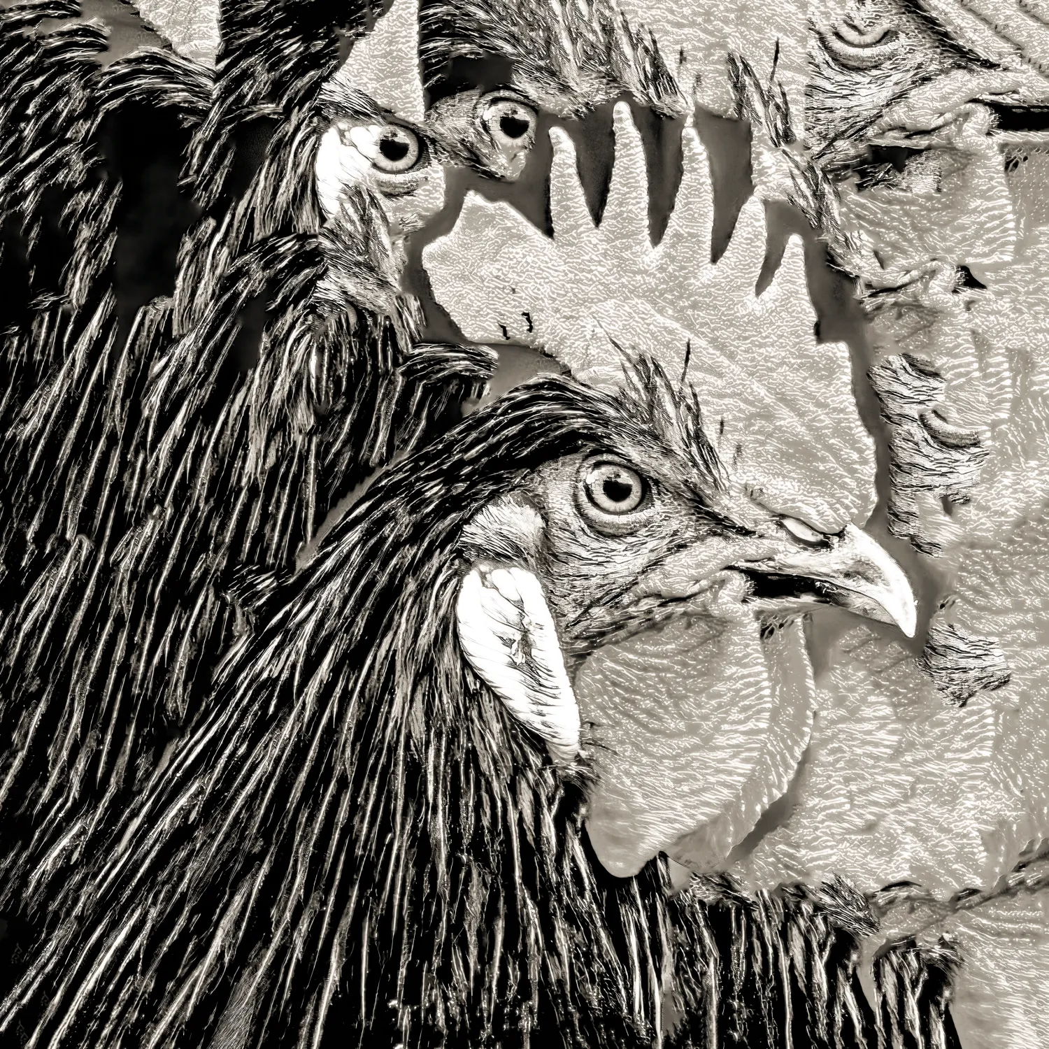 Rooster - Theatrical Detail Rooster - Theatrical Detail