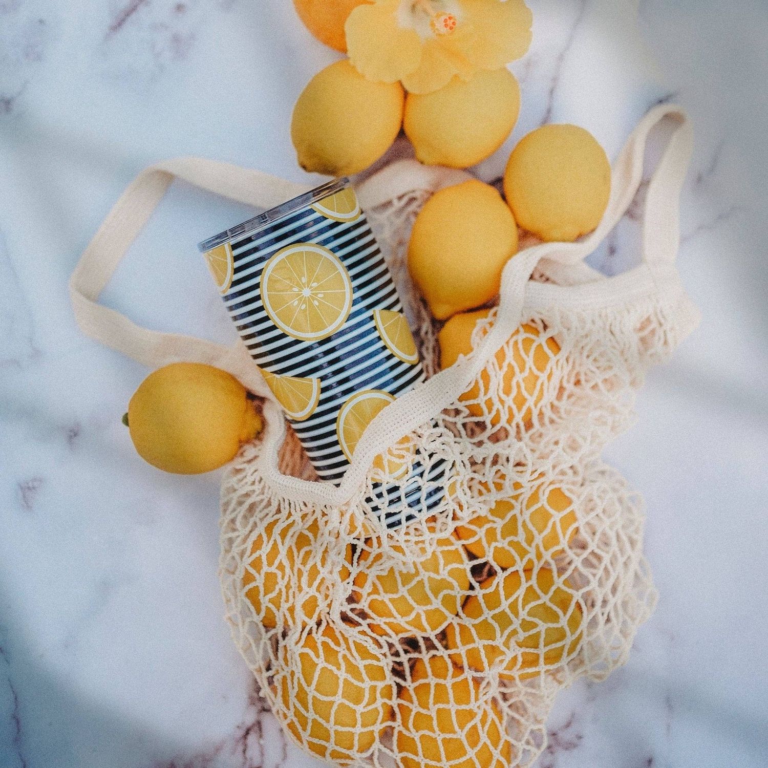 SIC 20 oz. Tumbler | Lemon Stripes