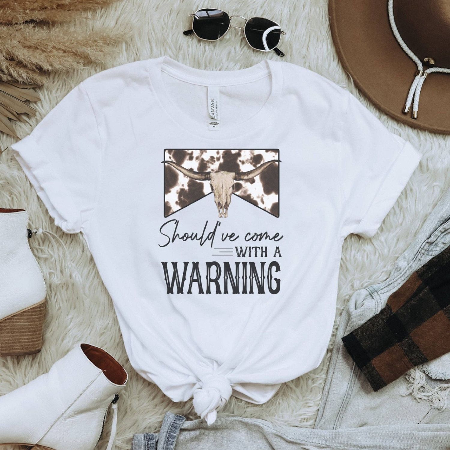 Should've Come with a Warning - Graphic T-Shirt
