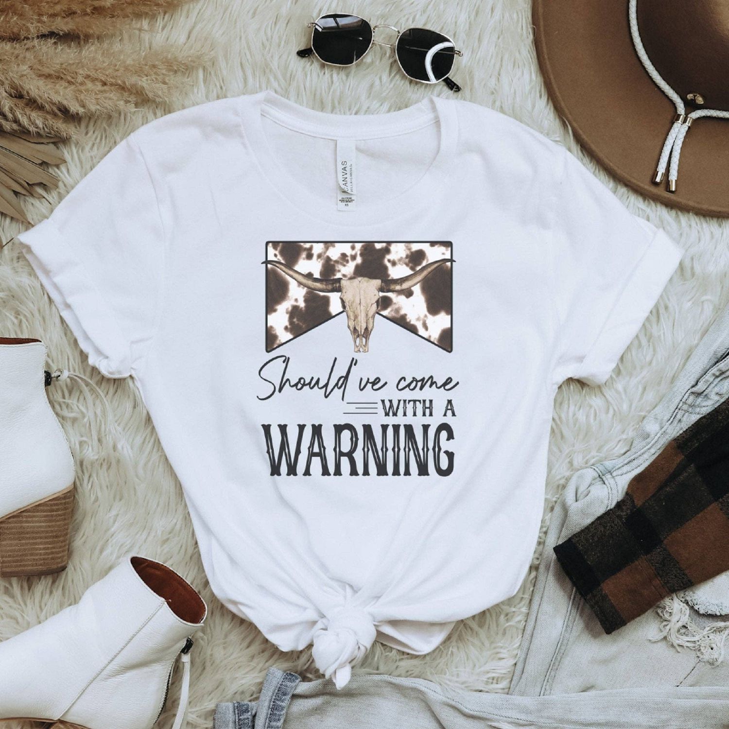 Should've Come with a Warning - Graphic T-Shirt