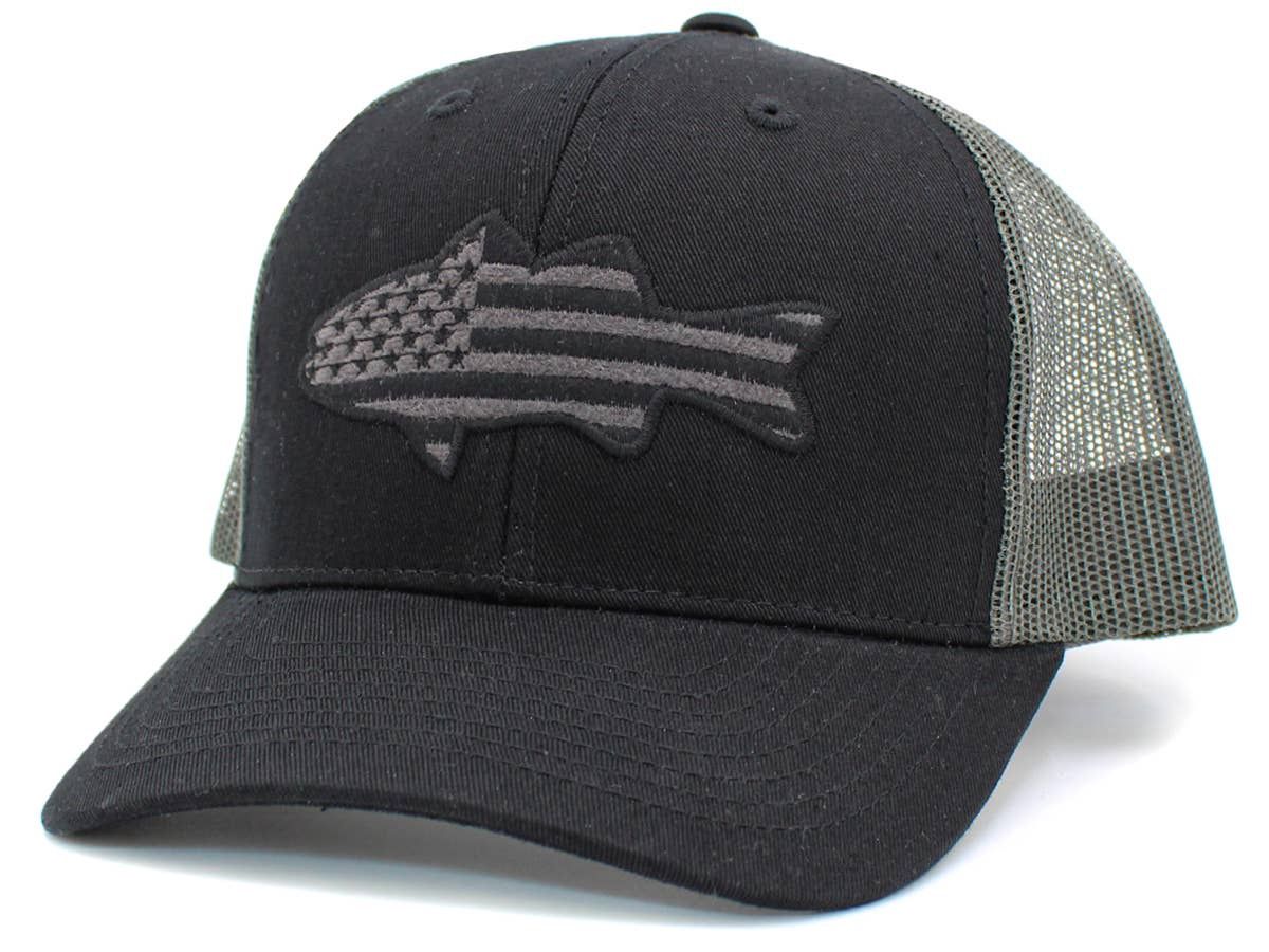 Fish Flag Mesh Trucker Hat