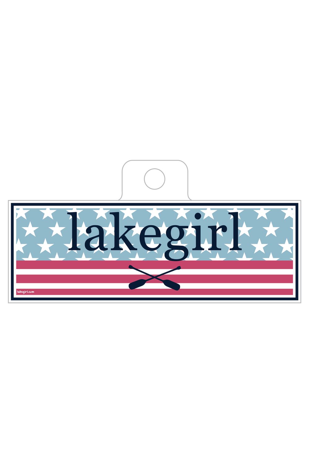 Flag Paddles Bumper Sticker