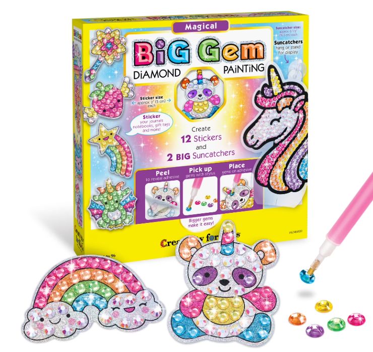 Big Gem Diamond Painting Kit: Magical Unicorn