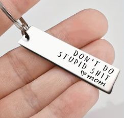 Mom Wisdom Keychain