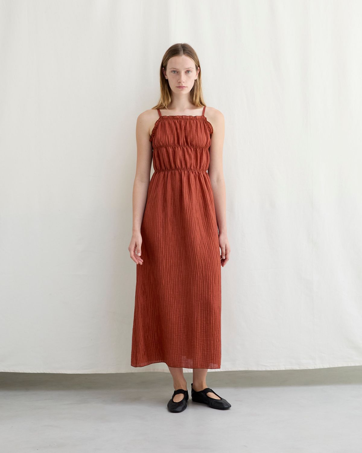 ENCINA WRINKLE DRESS