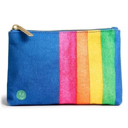 Zipper Pouch - Retro Rainbow