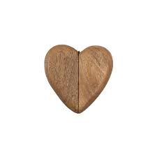 Wooden Heart Ring Box - 3x3
