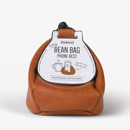 Bookaroo Bean Bag Phone Rest SMALL - Brown