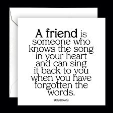 A Friend is Someone