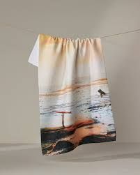 Kitchen &amp; Bar:Tea Towels:Geometry:Call of the Wild Tea Towel