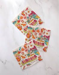 Greetings From Florida Dish Cloth Set