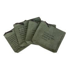 Canvas Zip Bags - Rosemary