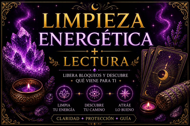 💫 LIMPIEZA ENERGÉTICA+ LECTURA PERSONALIZADA