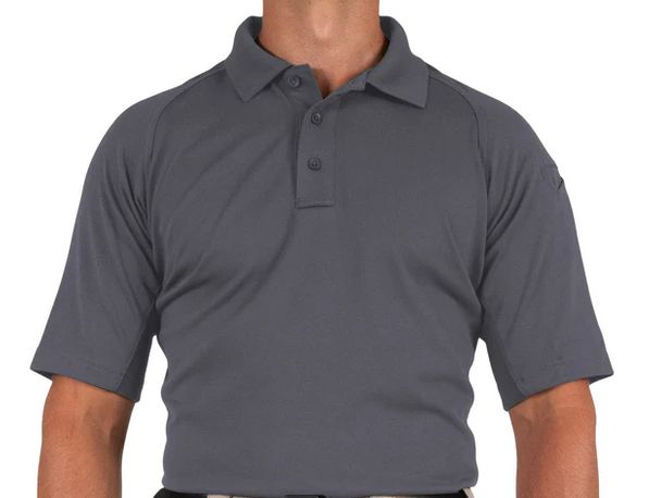 First Tactical Men's Performance Polo Short Sleeve Wolf Grey
