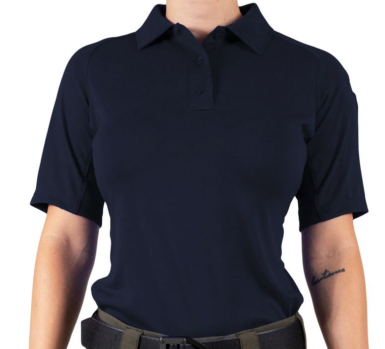 First Tactical Women's Performance Polo Short Sleeve Midnight Navy