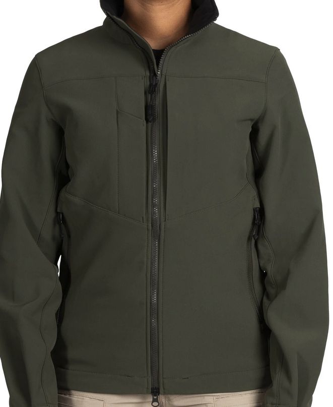 First Tactical Women's Tactix Softshell Full Zip Parka OD Green, Size: XS