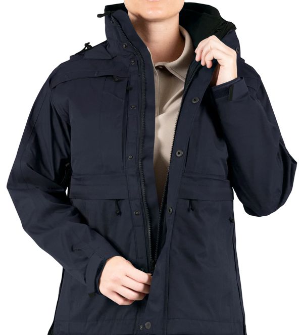 First Tactical Women's Tactix Softshell Parka Outer Shell Midnight Navy