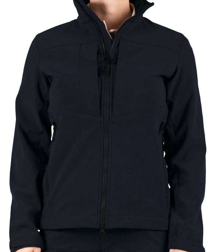 First Tactical Women's Tactix Softshell Full Zip Parka Midnight Navy