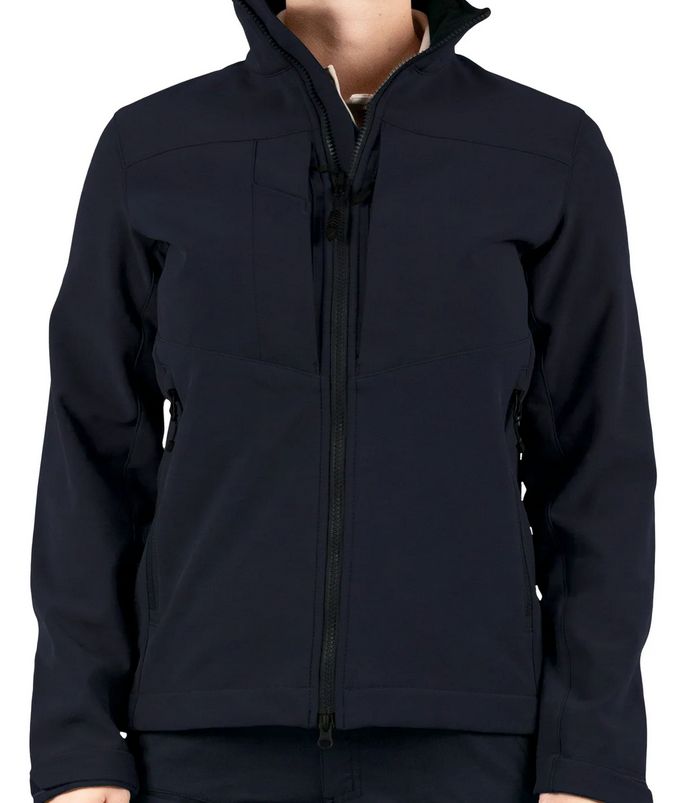First Tactical Women's Tactix Softshell Full Zip Parka Midnight Navy, Size: XS