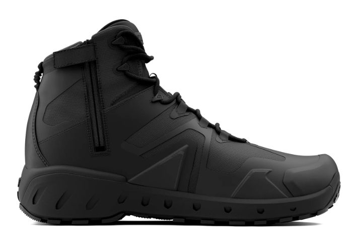 First Tactical Men's 5" AERO-TAC™ WATERPROOF Side-Zip Mid Black, Shoe: 4, Shoe Width: Regular