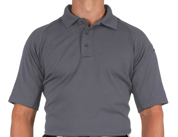 First Tactical Men's Performance Polo Short Sleeve Wolf Grey (Palmer)