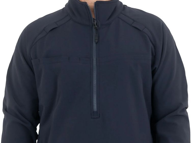 First Tactical Men's Tactix Softshell Pullover Job Shirt Midnight Navy, Size: S