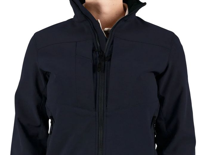 First Tactical Women's Tactix Softshell Full Zip Parka Midnight Navy (Forreston Fire)