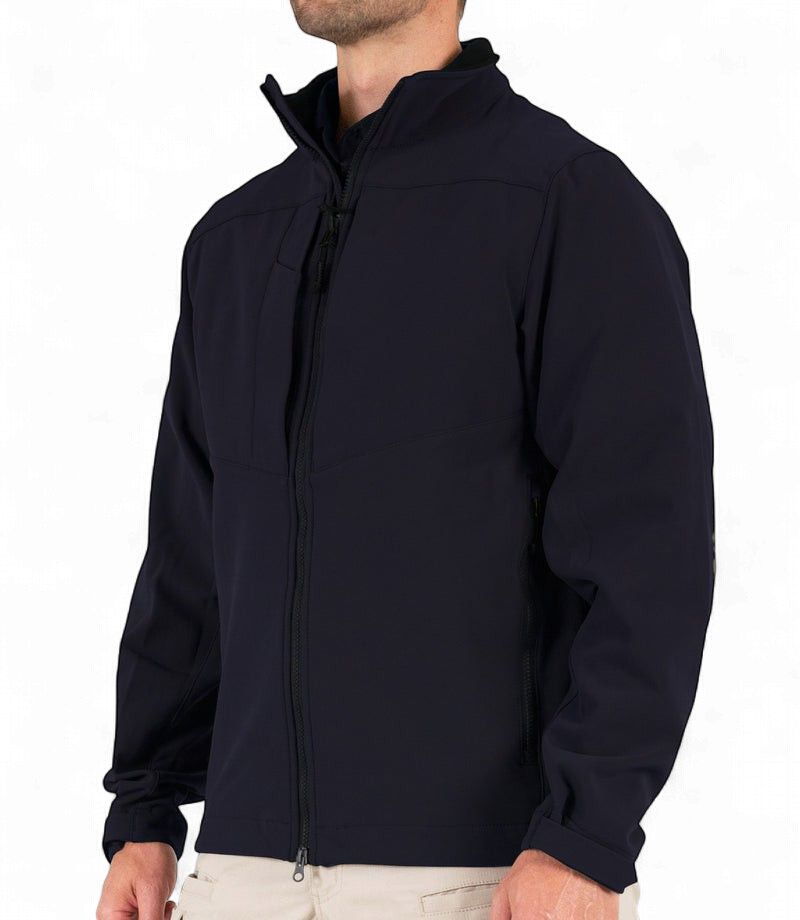 First Tactical Men's Tactix Softshell Full Zip Parka Midnight Navy (Forreston Fire)