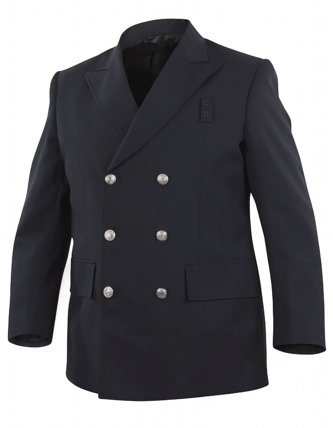 Elbeco Men's Top Authority Double Breasted Class A Dress Coat Midnight Navy