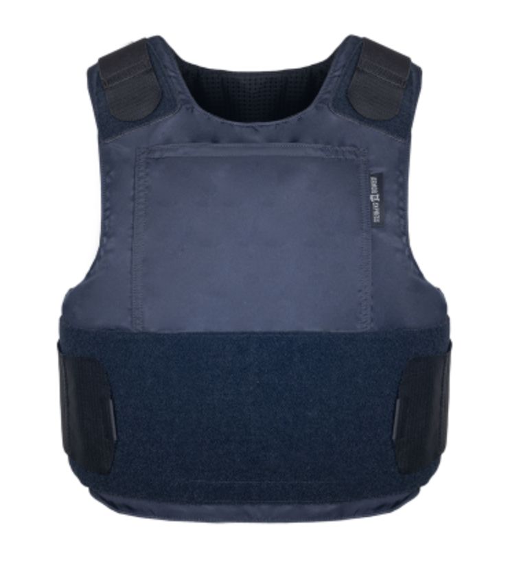 Armor Express Bravo Concealable Carrier - Revolution w/ Double Back Plate Pockets Gender Neutral Navy (WPD)