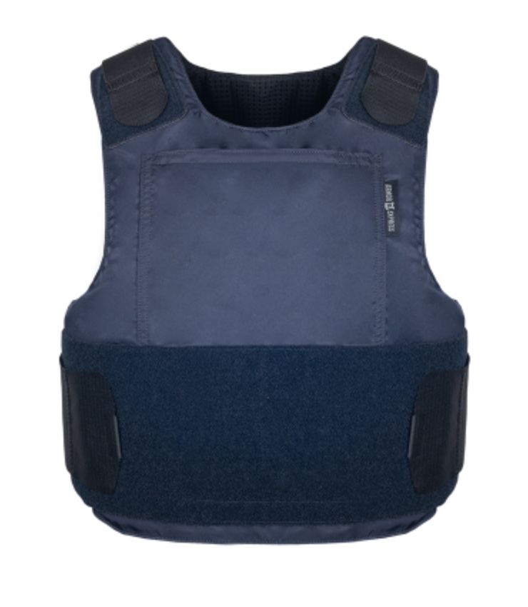 Armor Express Bravo Concealable Carrier - Revolution w/ Double Back Plate Pockets Gender Neutral Navy (WPD)