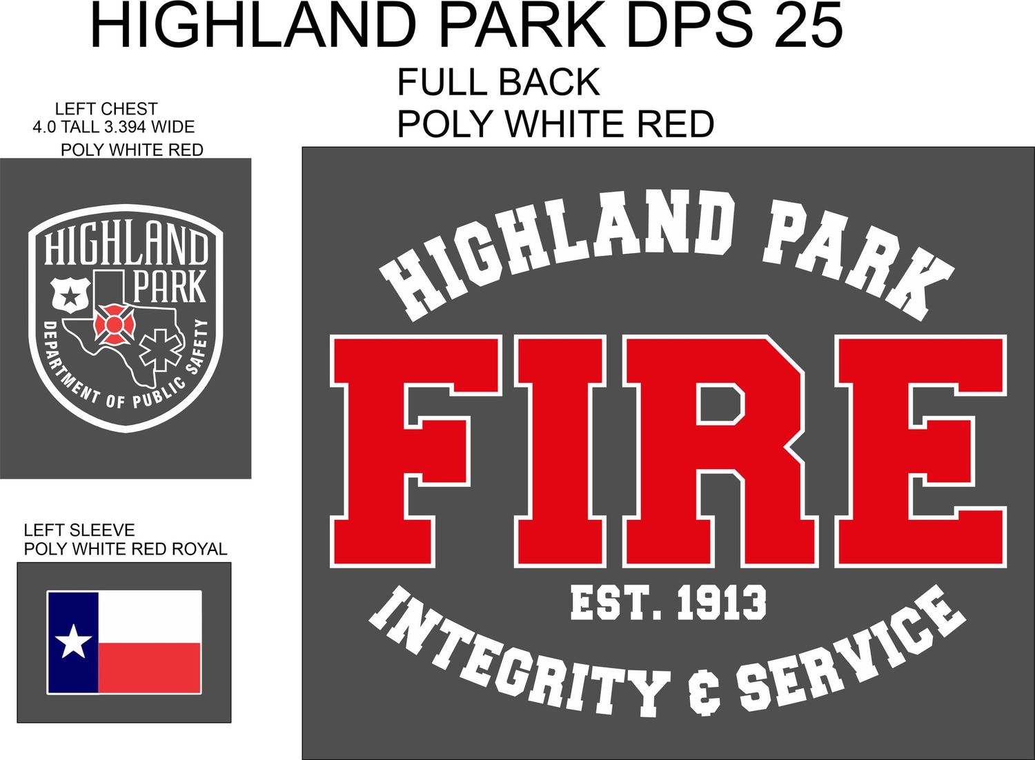 Highland Park DPS Short Sleeve PT T-Shirt