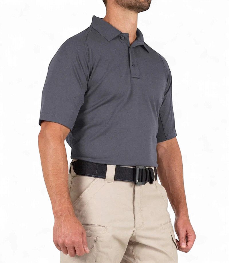 First Tactical Men's Performance Polo Short Sleeve Asphalt