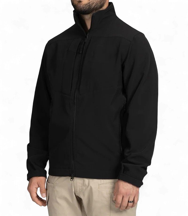 First Tactical Men's Tactix Softshell Full Zip Parka Black, Size: XS