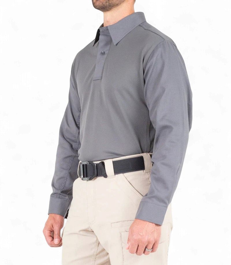First Tactical Men's V2 Pro Performance Long Sleeve Shirt Wolf Grey