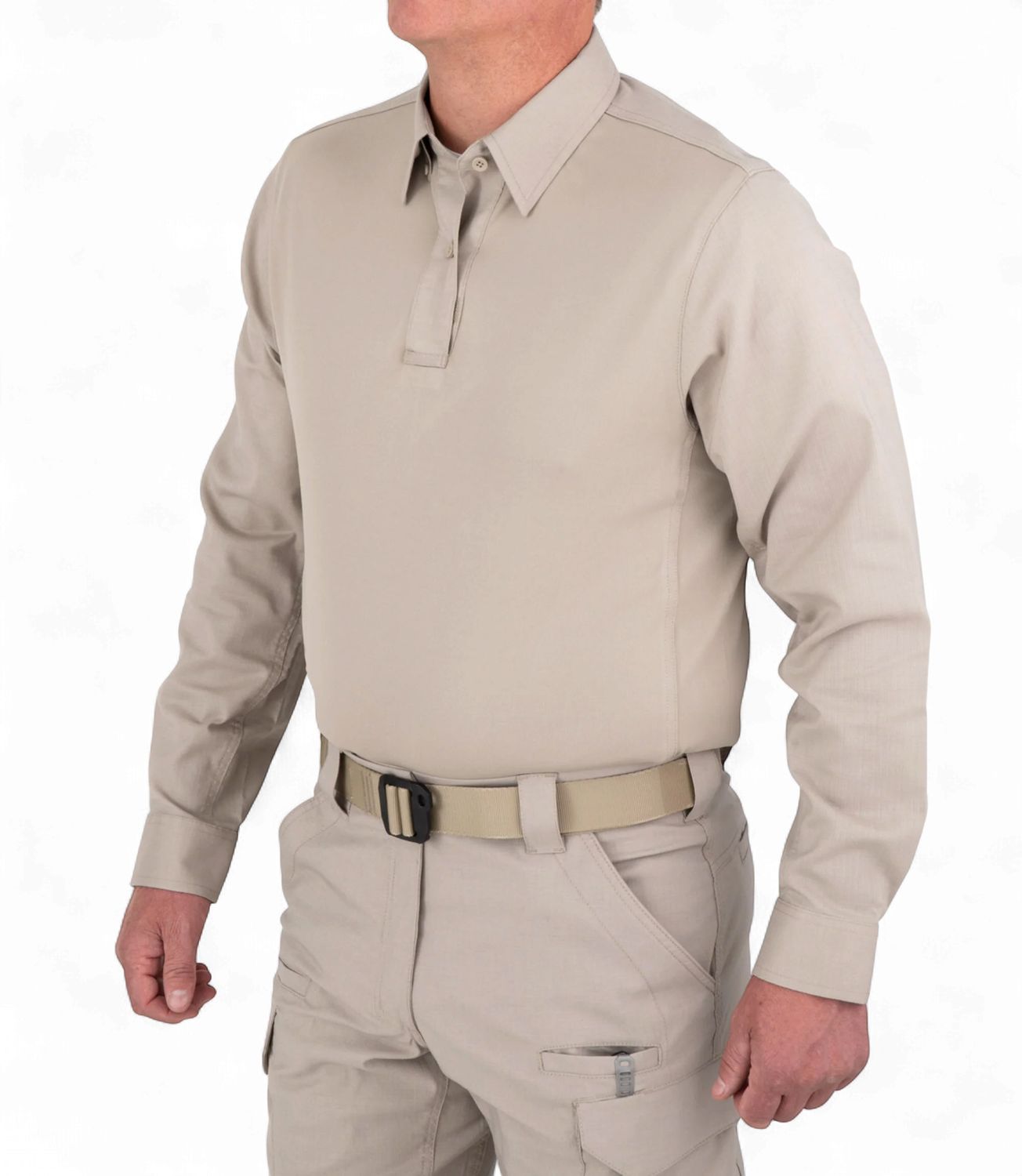 First Tactical Men's V2 Pro Performance Long Sleeve Shirt Silver Tan, Size: XS