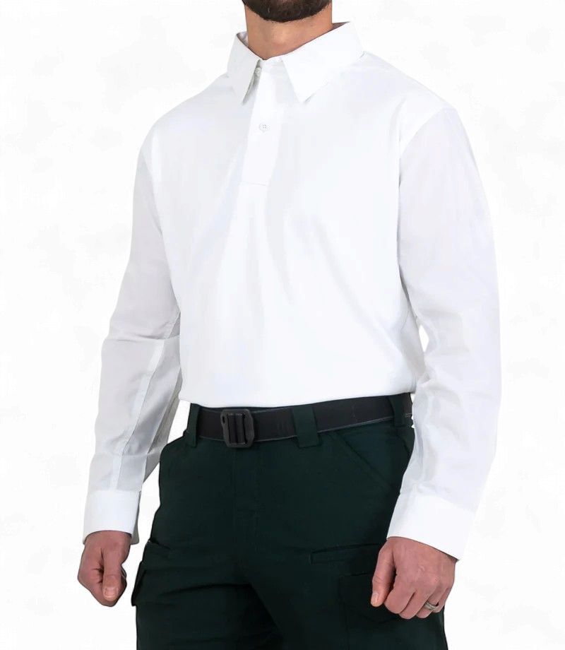 First Tactical Men's V2 Pro Performance Long Sleeve Shirt White