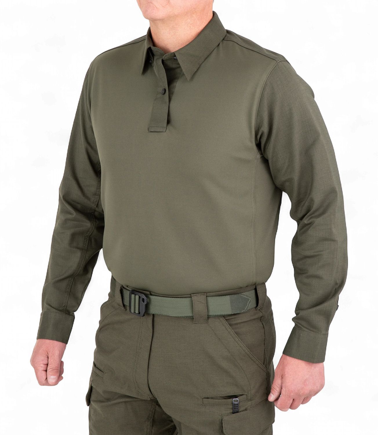 First Tactical Men's V2 Pro Performance Long Sleeve Shirt OD Green