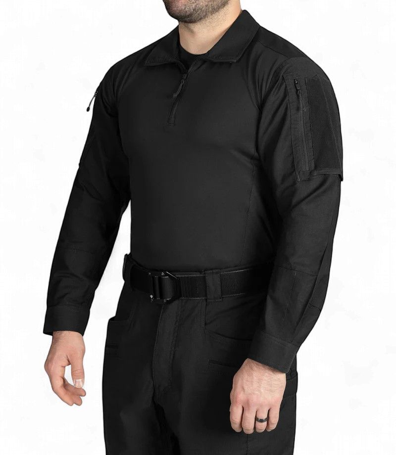 First Tactical Men's Defender Long Sleeve Shirt Black