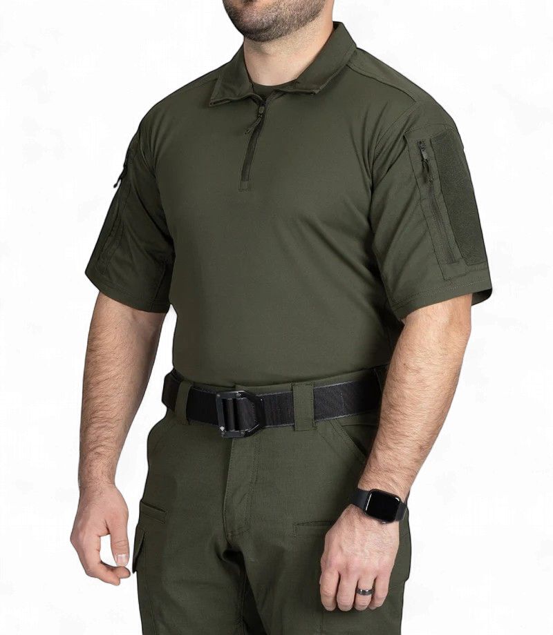 First Tactical Men's V2 Responder Short Sleeve Shirt OD Green First Tactical Men's V2 Responder Short Sleeve Shirt OD Green, Size: S