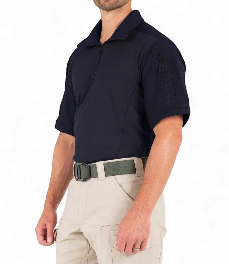 First Tactical Men's Defender Short Sleeve Shirt Midnight Navy