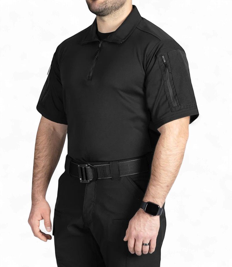First Tactical Men's V2 Responder Short Sleeve Shirt Black First Tactical Men's V2 Responder Short Sleeve Shirt Black, Size: S