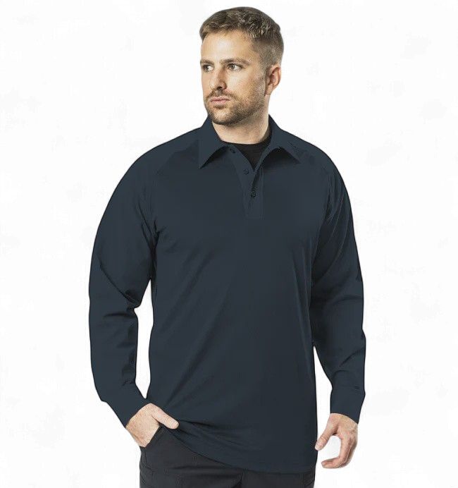 Elbeco Men's UFX Bold Collared Long Sleeve Shirt Midnight Navy (Ferris DPS), Size: XS