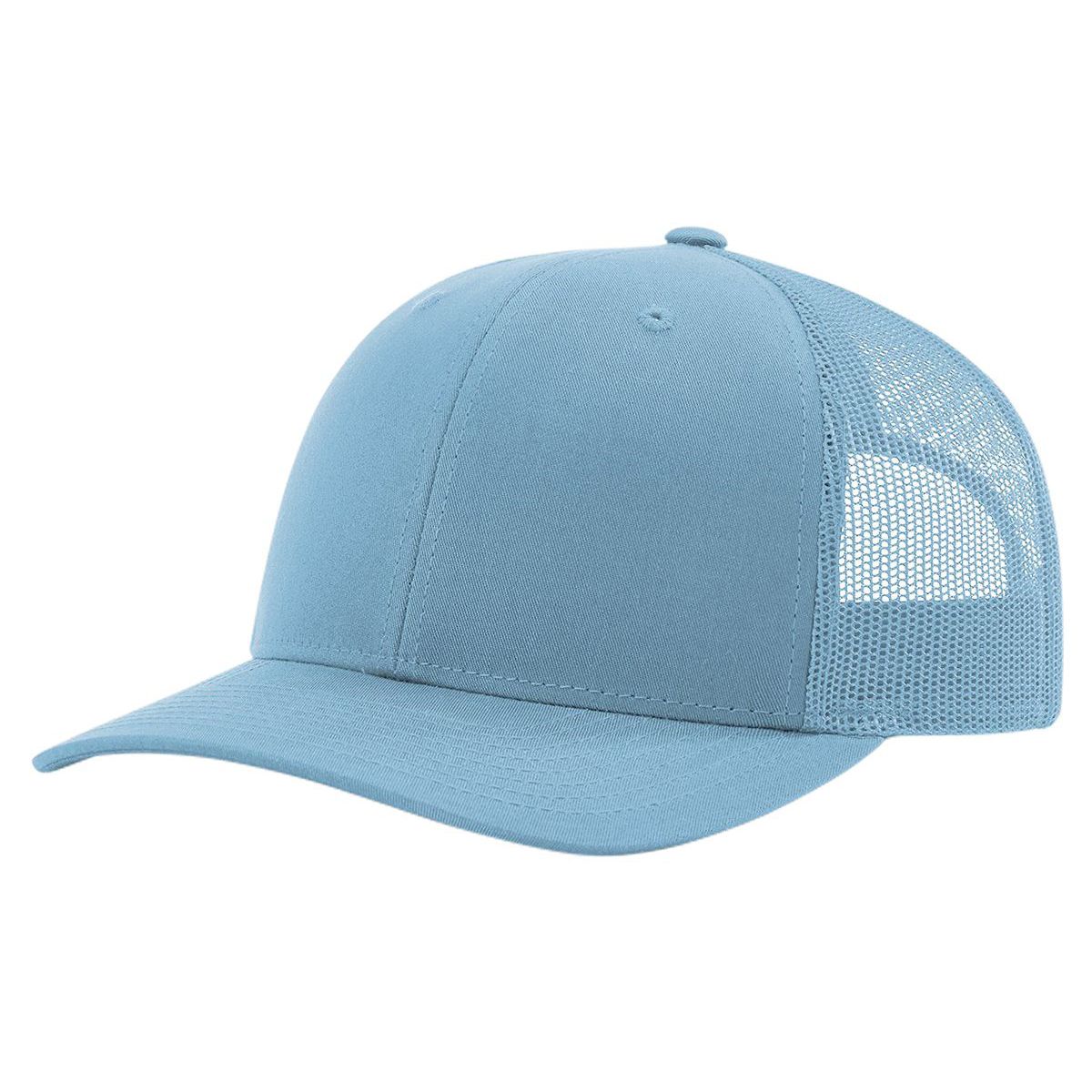 Richardson R-112 Trucker Snapback Cap - Columbia Blue