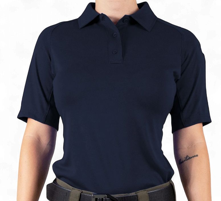 First Tactical Women's Performance Polo Short Sleeve Midnight Navy (WFR), Size: XS