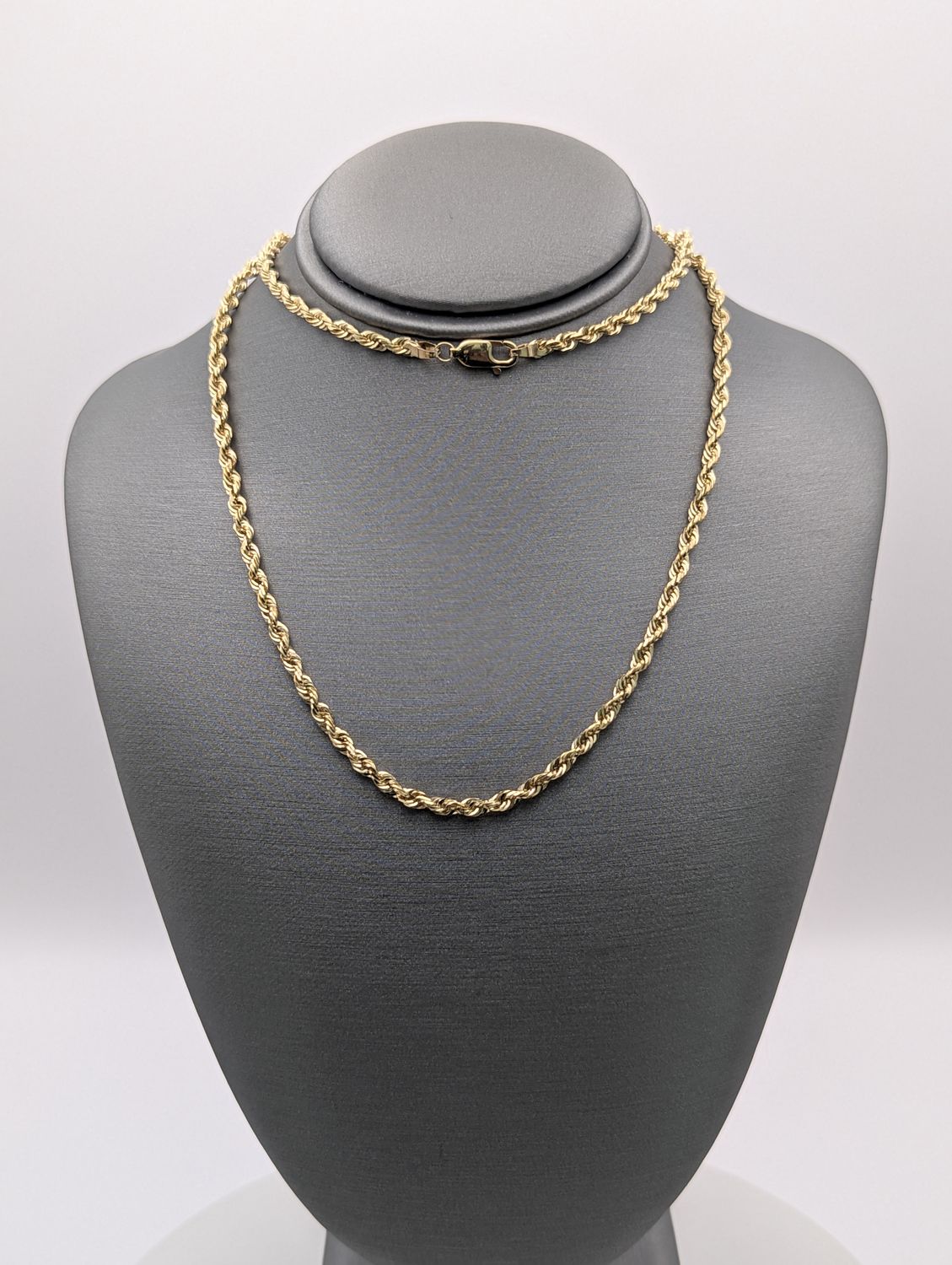 14K YG Solid Rope Chain (24" | 12.5g)