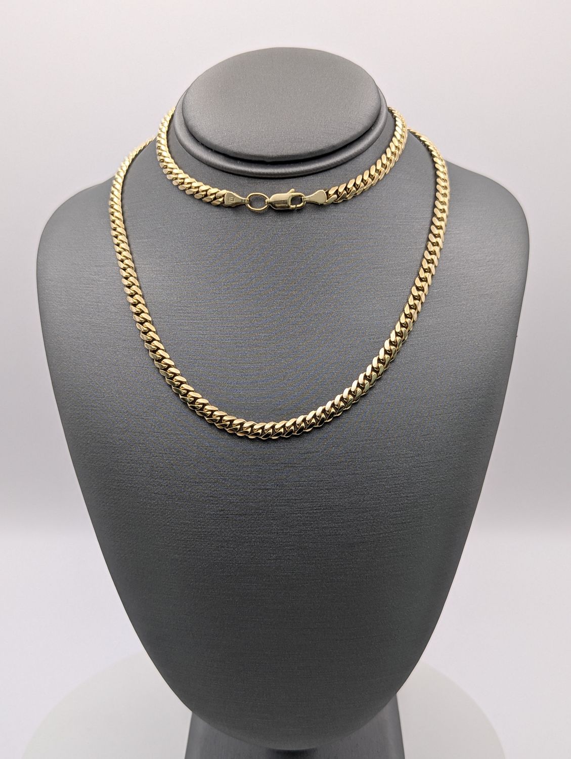 14K YG Solid Miami Cuban Chain (20" | 22.6g)